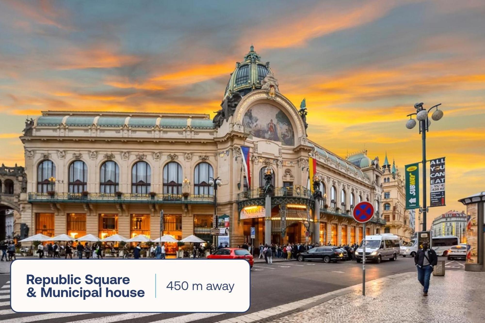 Turnkey I Republic Square Apartments Прага Экстерьер фото